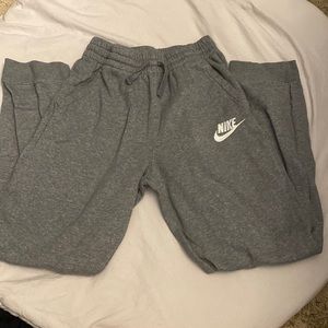 Youth Nike gray joggers